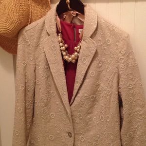 Coldwater Creek Linen Jacket